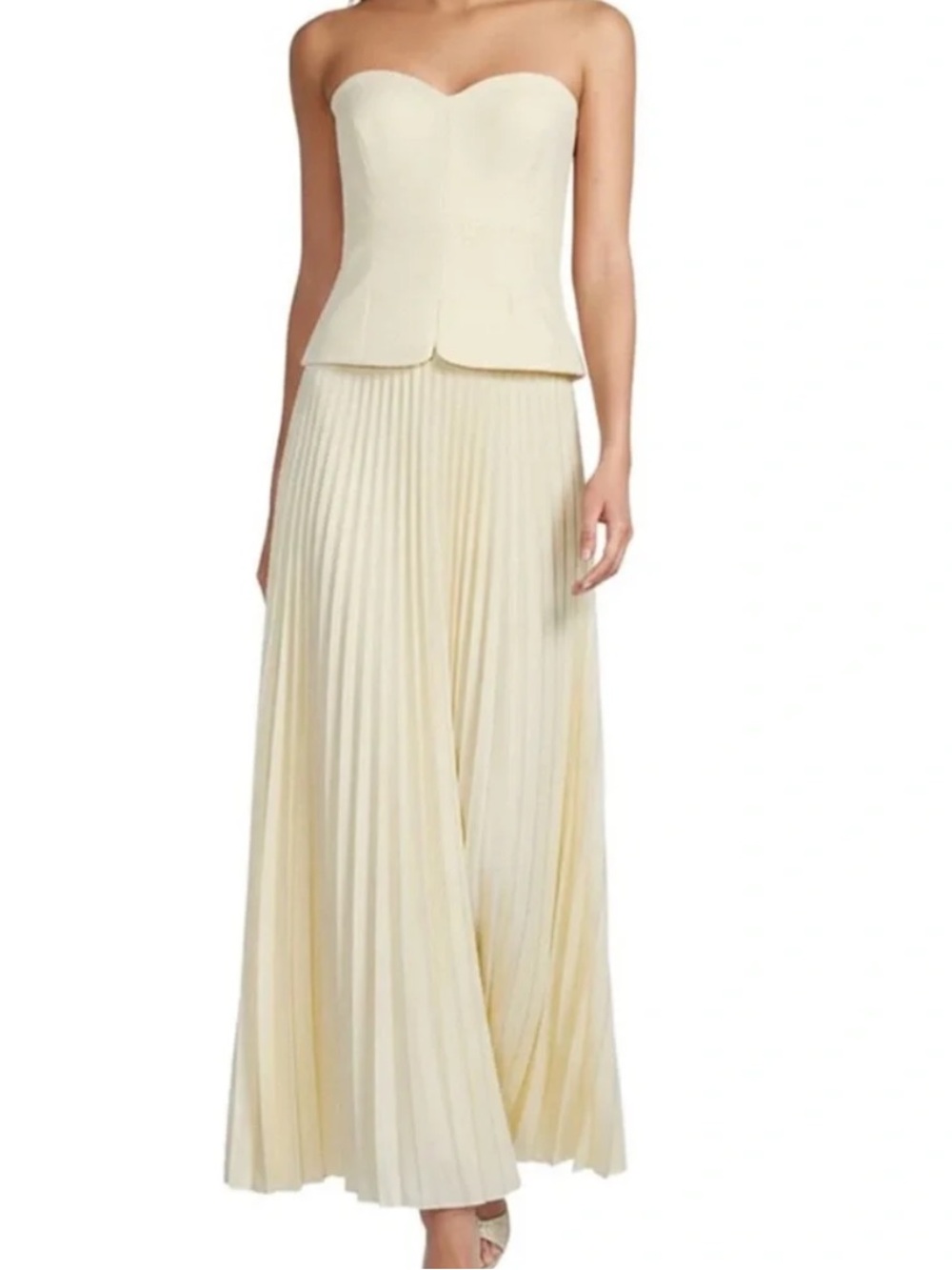 Antonio Melanie Billie crepe strapless dress
